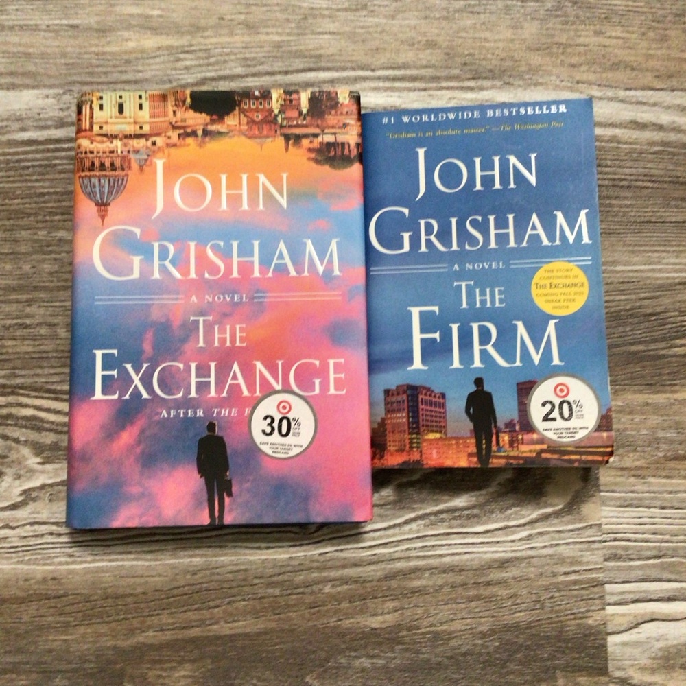 John Grisham Book Bundle The Firm and The Exchange